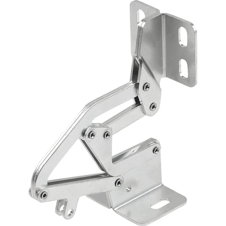 Kipp Hinge Internal, 110Degree, Form:A, A1=32, B1=20, Steel Electro Zinc-Plated K1519.50400